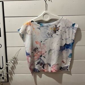 Floral knitted , Loggia De  Tessitori Made In Italy I size S